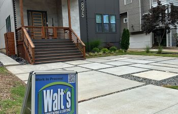 Walt's landscaping and lighting project