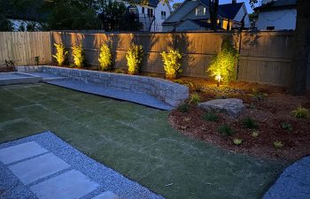 Walt's landscaping and lighting project